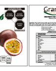 Etiqueta de producto GranHo con información de ingredientes y marca Concentrado_Maracuyae-01