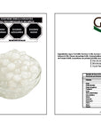 Etiqueta de producto GranHo con información de ingredientes y marca Perlas_de_Agar