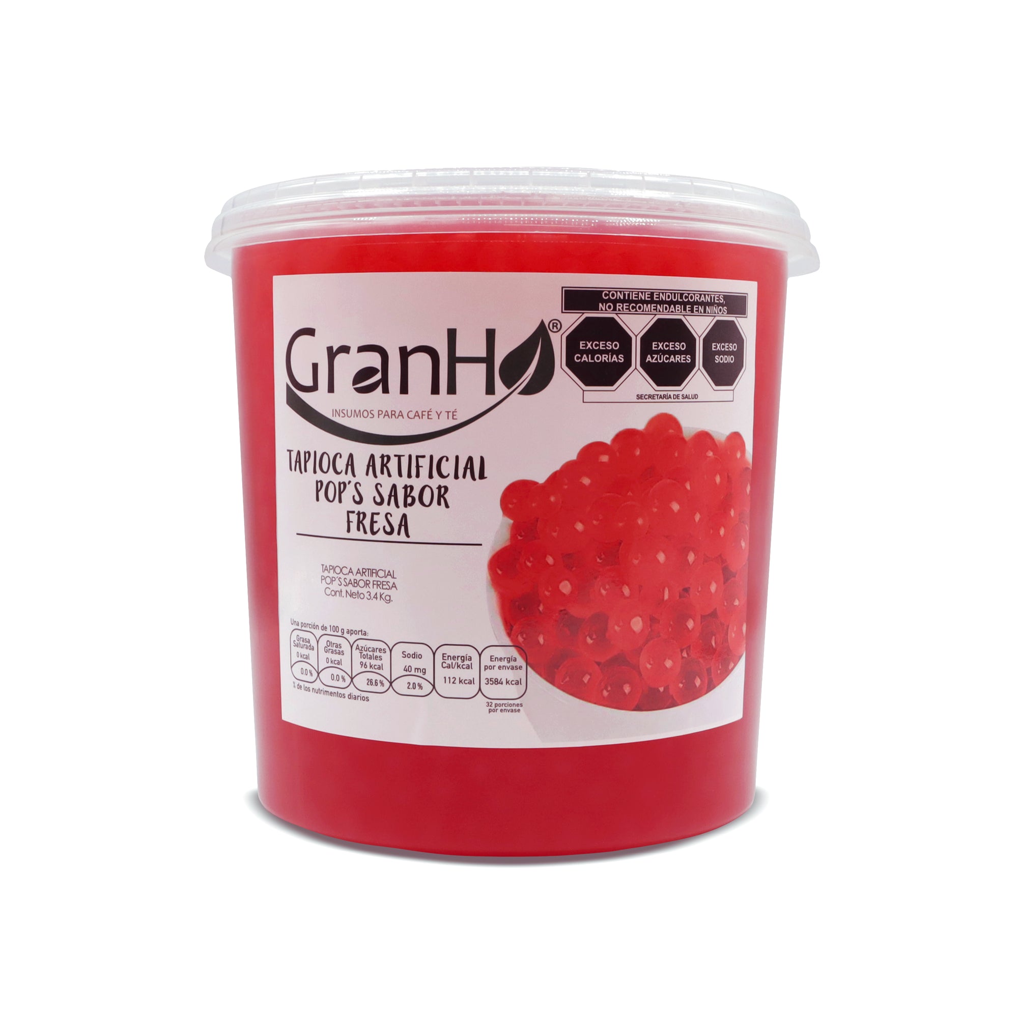 Ingredientes y productos GranHo para preparación de bebidas y postres Pops-fresa_01