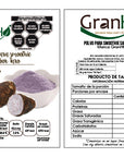 Etiqueta de producto GranHo con información de ingredientes y marca Taro-01 