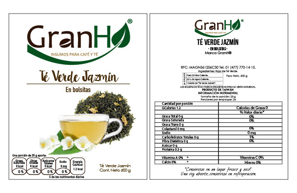 Etiqueta de producto GranHo con información de ingredientes y marca Verde_Jazmin-01